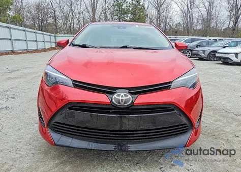 2017 Toyota Corolla L z USA, uszkodzony, nr VIN 2T1BURHEXHC771746